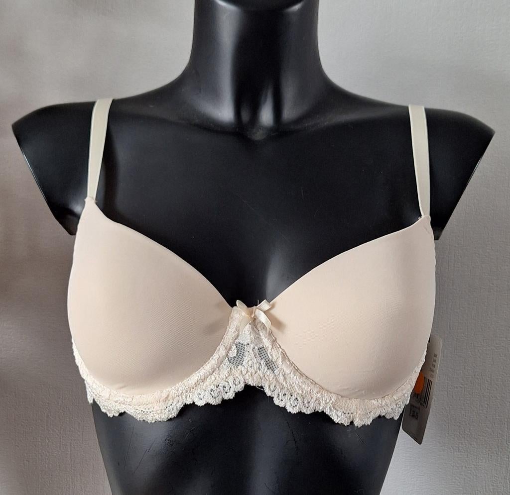 Sassa BH 80B voorgevormd, nieuw met prijskaartje, Sassa, Beige, BH, Sassa