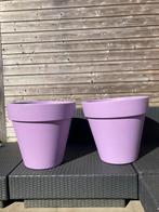 Lila Elho bloempotten voor buiten, Tuin en Terras, Bloempotten, Kunststof, Gebruikt, 40 cm of meer, Rond