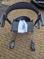 Moka rollator zwart in zeer goede staat tas voor zgan, Ophalen, Opvouwbaar, Zo goed als nieuw