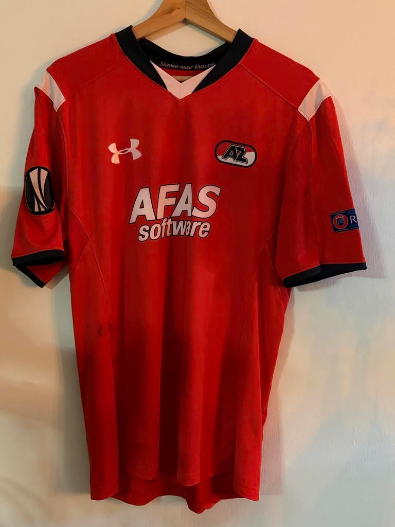 Matchworn AZ shirt Vincent Janssen Europa League, Verzamelen, Sportartikelen en Voetbal, Ophalen of Verzenden, Gebruikt, AZ, Shirt