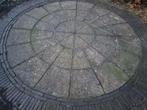 Ronde cirkel aan tegels, Tuin en Terras, Tegels en Klinkers, Ophalen, Gebruikt, Minder dan 5 m², Beton