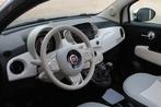 Fiat 500C 0.9 TA T COLLEZIONE CABRIO CRUISE CLIMA NAVI, Auto's, Gebruikt, Wit, Origineel Nederlands, Bedrijf