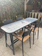Bellagio Cino Barset 175cm - 4 persoons, Tuin en Terras, Tuinsets en Loungesets, 4 zitplaatsen, Kunststof, Gebruikt, Eettafel