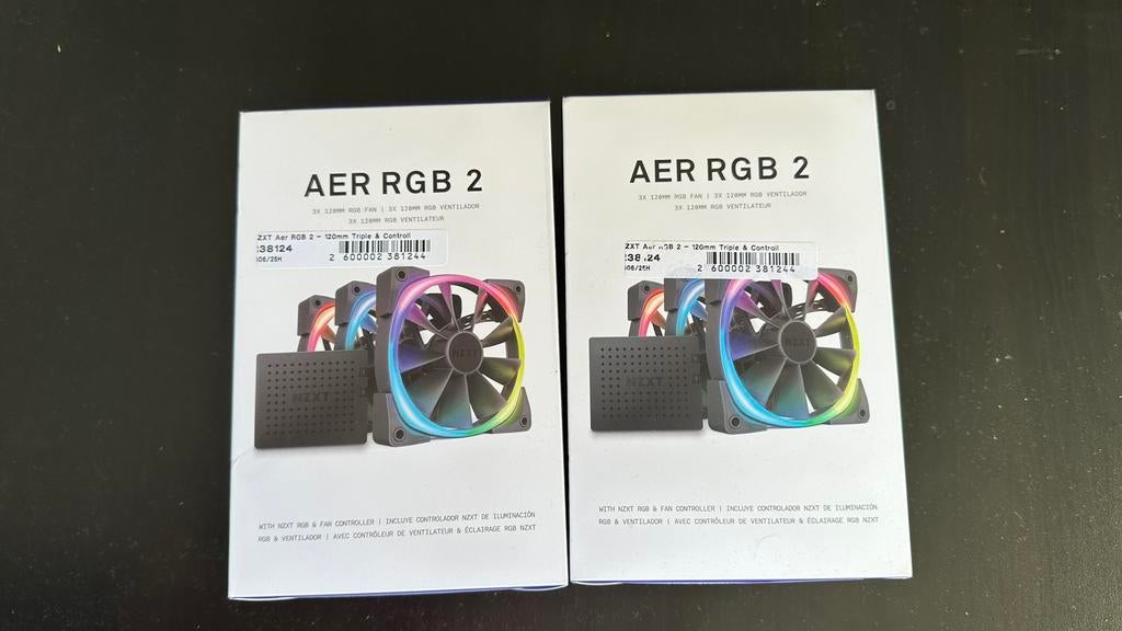 6+1 AER RGB 2 Fans, Computers en Software, Computerkoelers, Zo goed als nieuw, Luchtkoeling, Ophalen of Verzenden