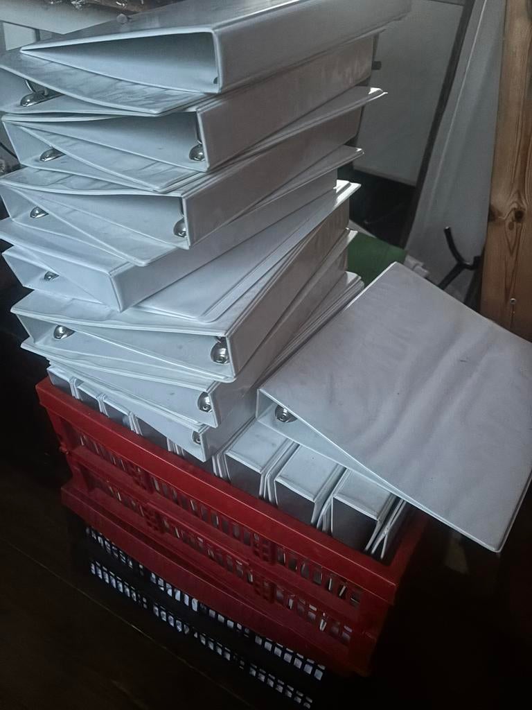 Ordner mappen wit, Ophalen of Verzenden, Zo goed als nieuw