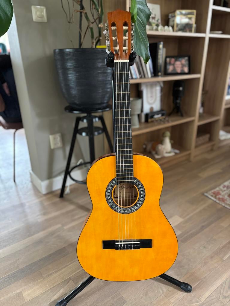 Gomez 036 YW 3/4 naturel klassieke akoestische gitaar zgan, Ophalen of Verzenden, Zo goed als nieuw, Klassieke of Spaanse gitaar