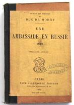 Une Ambassade en Russie (en 1856) 1892 Duc de Morny Rusland, Ophalen of Verzenden