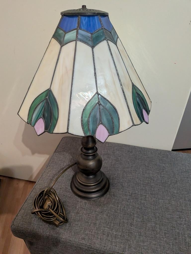 Tafellamp Brocante stijl, Overige materialen, Gebruikt, Brocante tafellamp, Ophalen of Verzenden