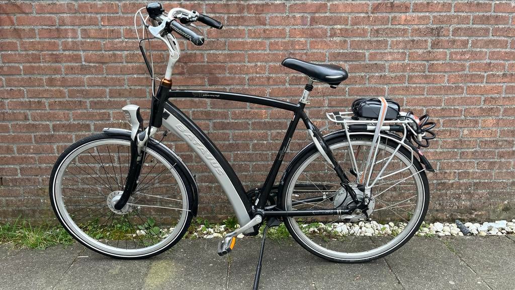 Batavus Padova Easy Royal Herenfiets 61 cm- Actieradius 50km, Ophalen, Gebruikt, Batavus, 59 cm of meer