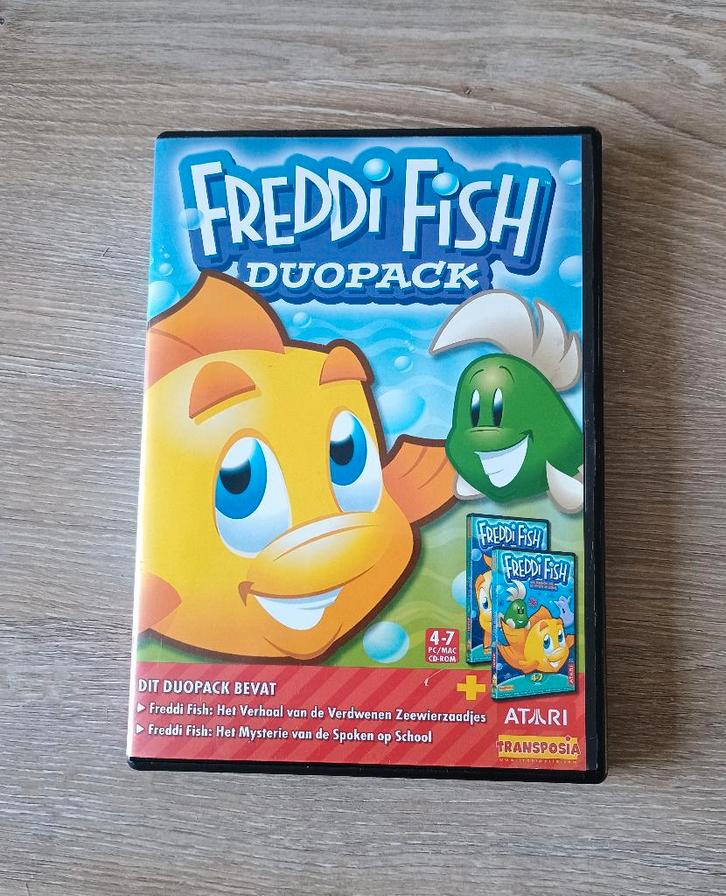 Pc freddi fish 1+2 doupack, Spelcomputers en Games, Games | Pc, Gebruikt, Puzzel en Educatief, 1 speler, Vanaf 3 jaar, Ophalen of Verzenden