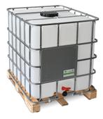 Leeg IBC vat met houten pallet - 1000 liter, Ophalen, Gebruikt, 100 cm of meer, 60 cm of meer