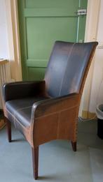 Leren fauteuil Cabana Loom, zwart/bruin, gebruikt, Ophalen, Gebruikt, Leer, Zwart