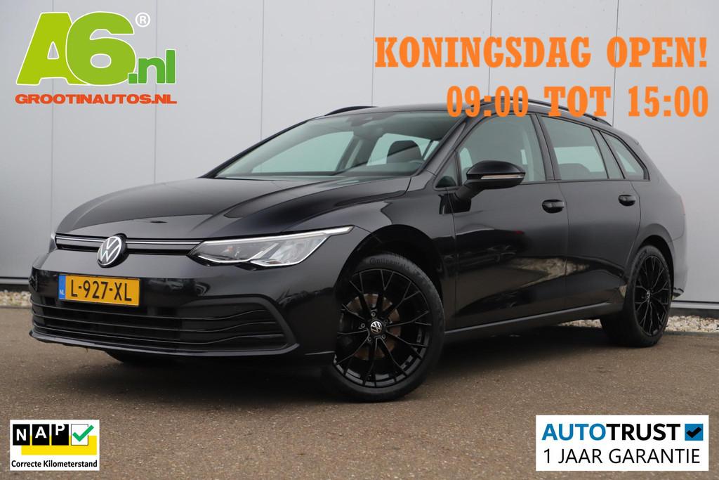 Volkswagen Golf Variant 1.0 TSI Golf 110PK 18 inch LMV Virtu, Stof, Euro 6, Met garantie (alle), Zwart