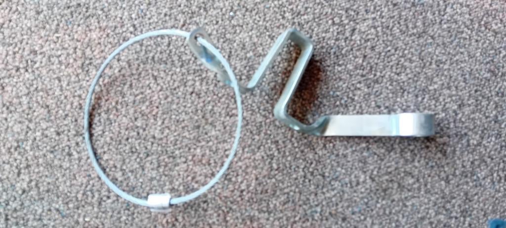 Metalen kabel met haak, Ophalen of Verzenden, Gebruikt