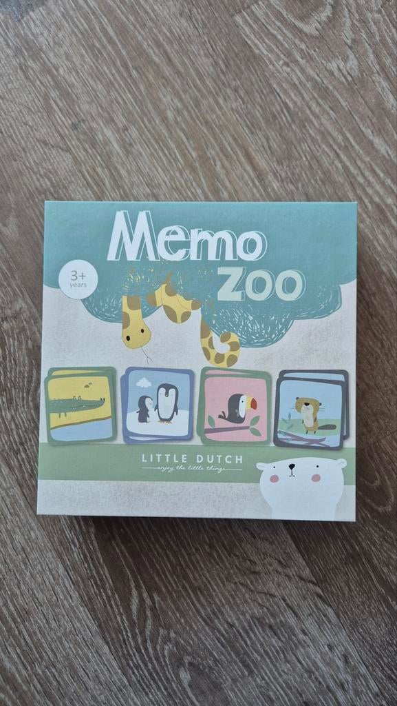 Little Dutch Memo Zoo - mintgroen, Ophalen of Verzenden, Nieuw, Ontdekken