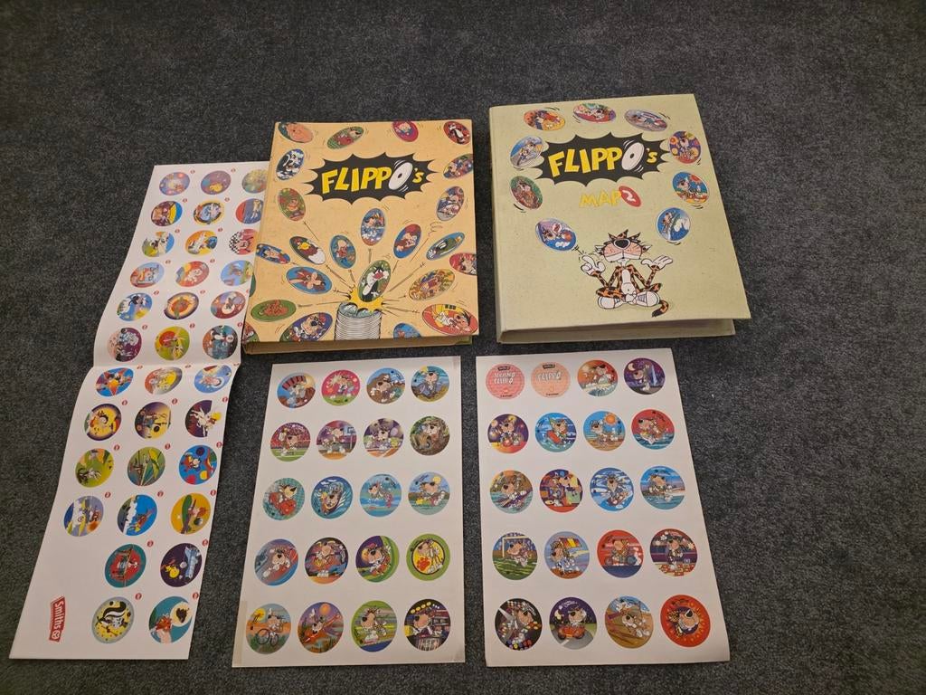 Bijna complete flippo set 1&2, mist alleen joker 5&10, Ophalen of Verzenden, Winter, Losse flippo's