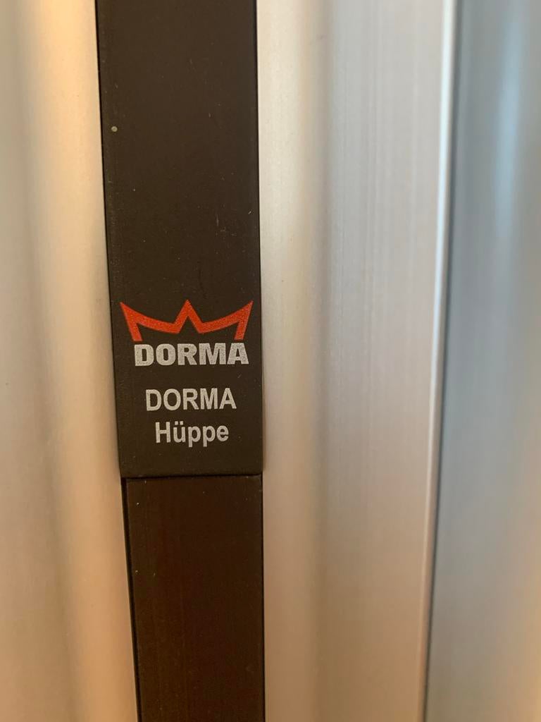 Dorma Hüppe scheidingswand, Doe-het-zelf en Verbouw, Ophalen, Gebruikt, Overige typen, Metaal