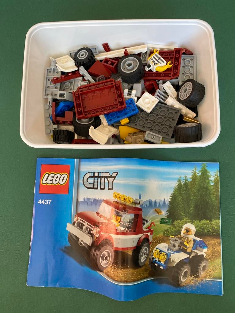 LEGO 4437 100% conpleet, Lego, Ophalen of Verzenden, City, Gebruikt