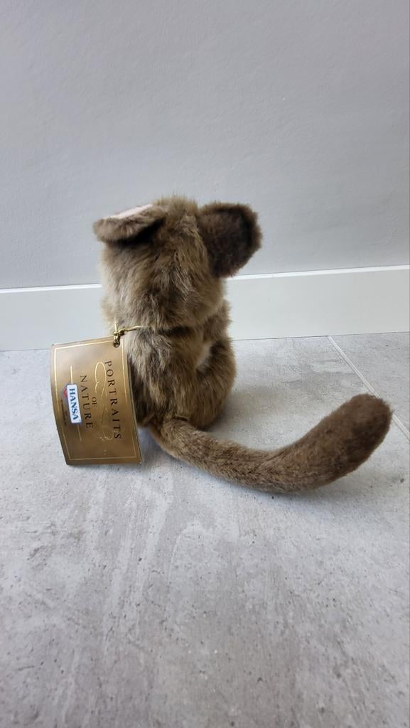 Hansa Pluche Spookdiertje 15 cm - Realistisch Knuffel, Overige merken, Overige typen, Nieuw, Ophalen of Verzenden