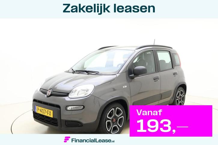 Fiat Panda 1.0 Hybrid City Life | Navigatie via Carplay | 3, Auto's, Fiat, Bedrijf, Lease, Financial lease, Panda, ABS, Airbags