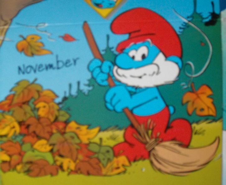 McDonalds Smurfen - Grote Smurf met een echt rugtasje, Verzamelen, Smurfen, Nieuw, Poppetje, Figuurtje of Knuffel, Grote Smurf