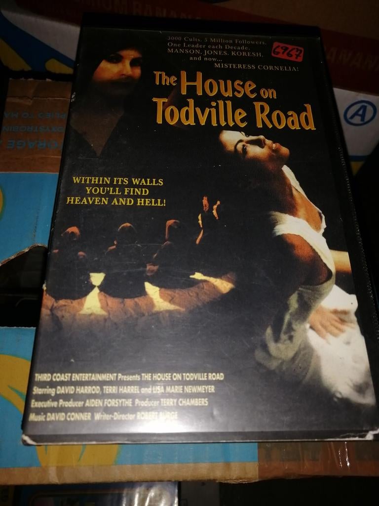 VHS ex-rental - The House On Todville Road, Vanaf 16 jaar, Ophalen of Verzenden, Gebruikt, Horror