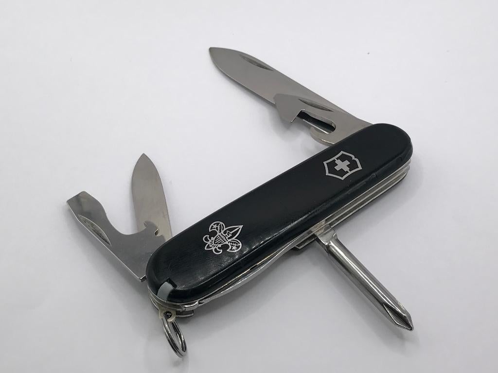 VICTORINOX Boy Scouts of America Black Tinker Fleur de Lis, Ophalen of Verzenden, Gebruikt
