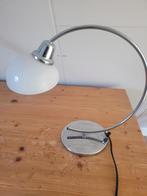Vintage Ikea tafellamp lampje chroom melkglas bureaulamp, Ophalen of Verzenden, Zo goed als nieuw, Glas, Minder dan 50 cm