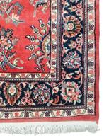 Handgeknoopt oosters wol Sarough tapijt koral 122x190cm, 100 tot 150 cm, Onbekend, Perzisch, Klassiek, Traditioneel, Ophalen of Verzenden