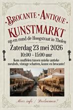 Brocantemarkt, nog enkele kramen beschikbaar, Antiek en Kunst, Curiosa en Brocante, Ophalen of Verzenden