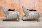 Als NIEUW! 2 fraaie stoffen Gelderland 5470 design fauteuils, Huis en Inrichting, Fauteuils, 75 tot 100 cm, Zo goed als nieuw