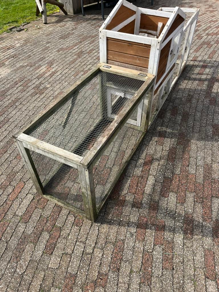 Konijnenhok, Ophalen, Zo goed als nieuw, 90 cm of meer, Hok