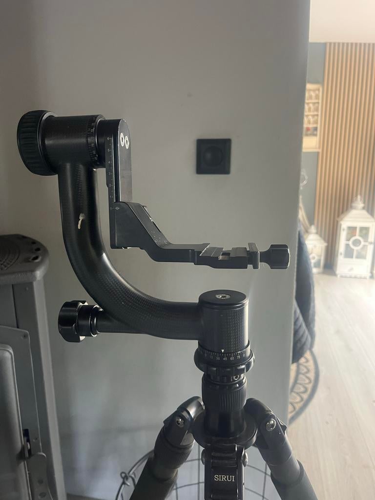 Sirui PH-20 Gimbal Statiefkop met N-3203X Carbon Statief, Ophalen of Verzenden, Zo goed als nieuw, 150 tot 175 cm, Driepoot