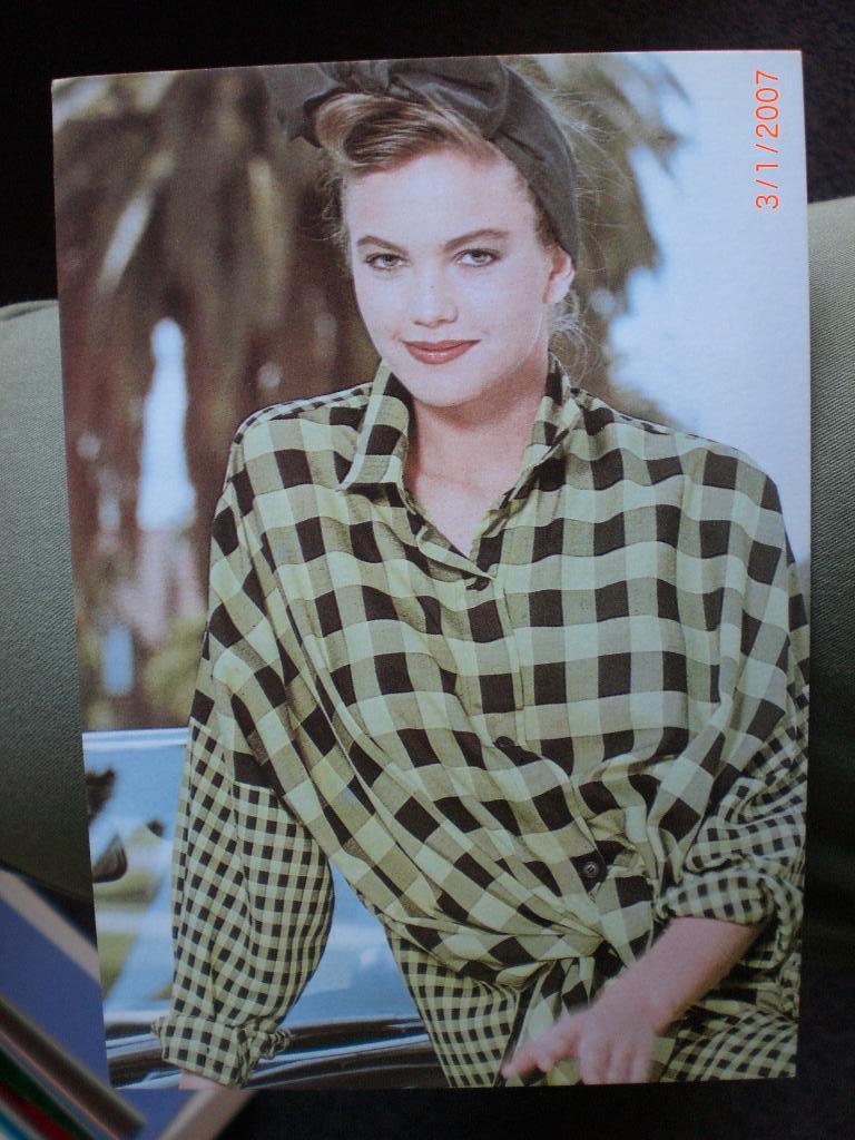 kaart Diane Lane 3, Ophalen of Verzenden, 1980 tot heden, Ongelopen, Sterren en Beroemdheden