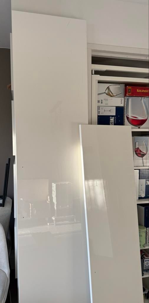 IKEA Pax Deuren Hoogglans Wit - 6 stuks, Overige materialen, Minder dan 50 cm, Gebruikt, 200 cm of meer
