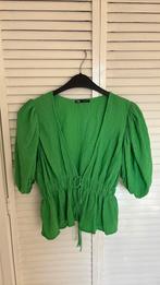 Zara blouse maat L groen, Maat 38/40 (M), Ophalen of Verzenden, Zo goed als nieuw, Korte mouw