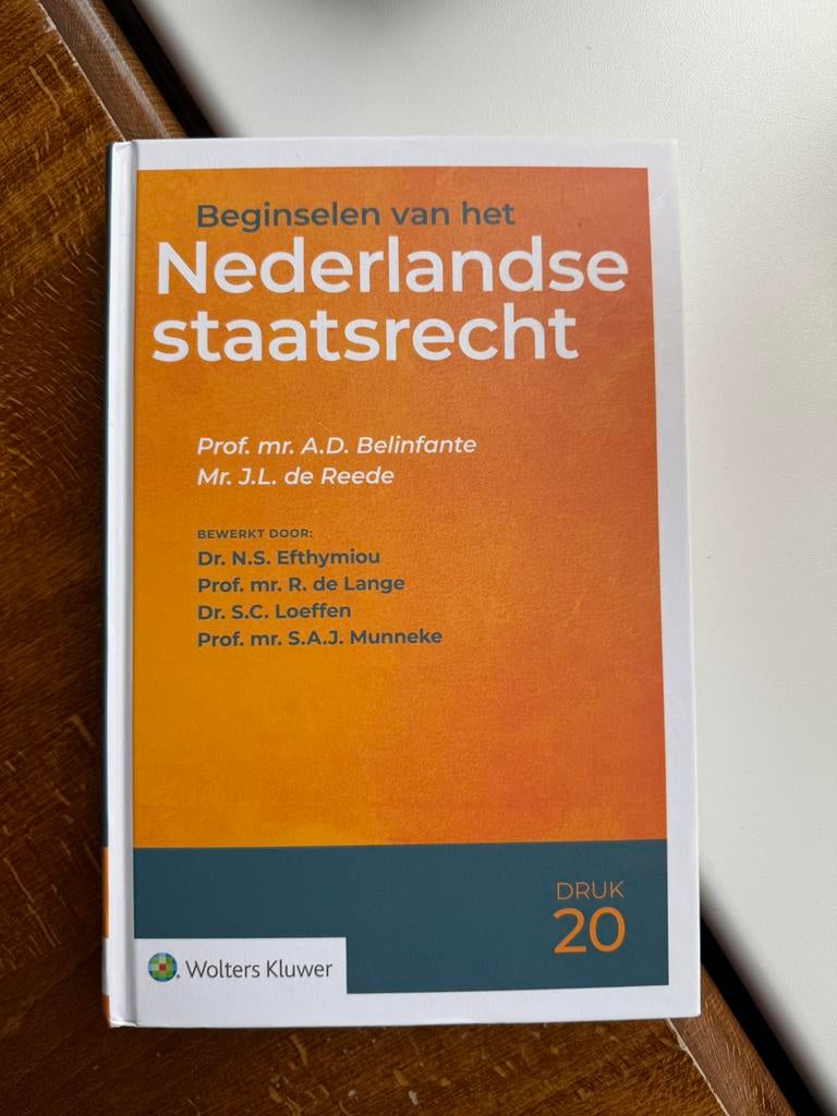A.D. Belinfante - Beginselen van het Nederlandse staatsrecht, Ophalen of Verzenden, Zo goed als nieuw, A.D. Belinfante
