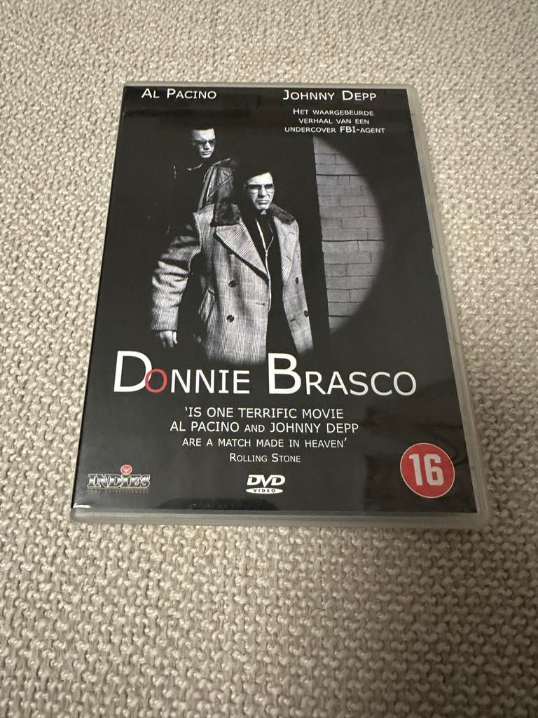 Donnie Brasco DVD - Waargebeurde FBI Maffia Thriller, Vanaf 16 jaar, Ophalen of Verzenden, Gebruikt, Actiethriller
