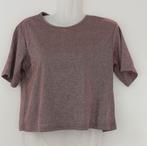 schein glitter shirt maat XS, Kleding | Dames, T-shirts, Ophalen of Verzenden, Korte mouw, Maat 34 (XS) of kleiner, Gedragen