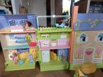 Interactief poppenhuis caring corners met vele accessoires, Ophalen, Gebruikt, Poppenhuis