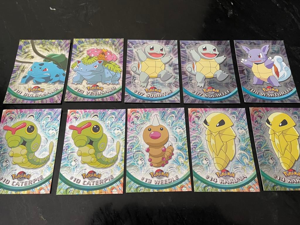 Pokémon Topps holo foil, Verzenden, Zo goed als nieuw, Foil
