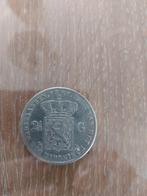 Zilveren 2,5 Gulden 1861 Willem III, Postzegels en Munten, Munten | Nederland, Ophalen of Verzenden, Koning Willem III, 1 gulden