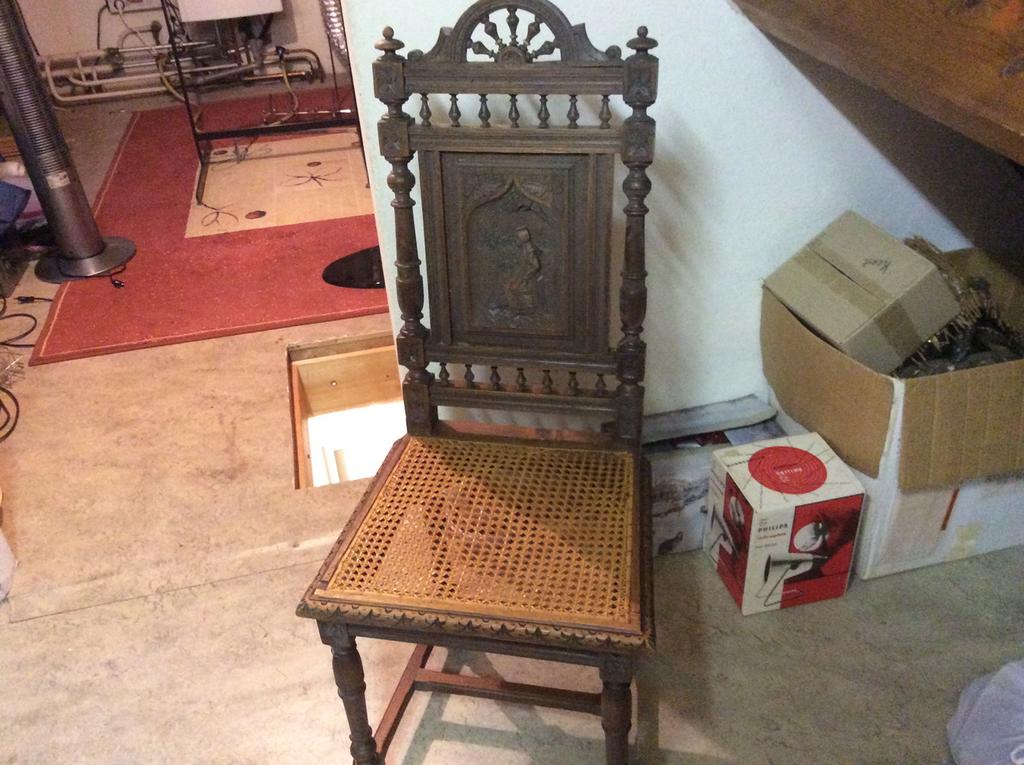 Vier antieke eetkamer stoelen, Antiek en Kunst, Ophalen
