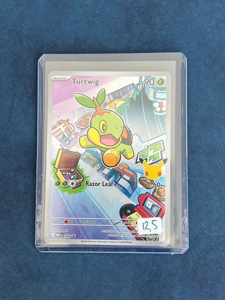 Turtwig 040 first partner, Hobby en Vrije tijd, Verzamelkaartspellen | Pokémon, Ophalen of Verzenden, Zo goed als nieuw
