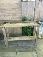 Houten oppottafel / plantentafel voor de tuin, Ophalen, Gebruikt
