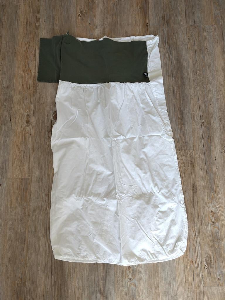 NUNKI Fedde&Kees strakke babydeken groen 70x140, Kinderen en Baby's, Ophalen of Verzenden, Gebruikt, 100 cm of meer, Deken