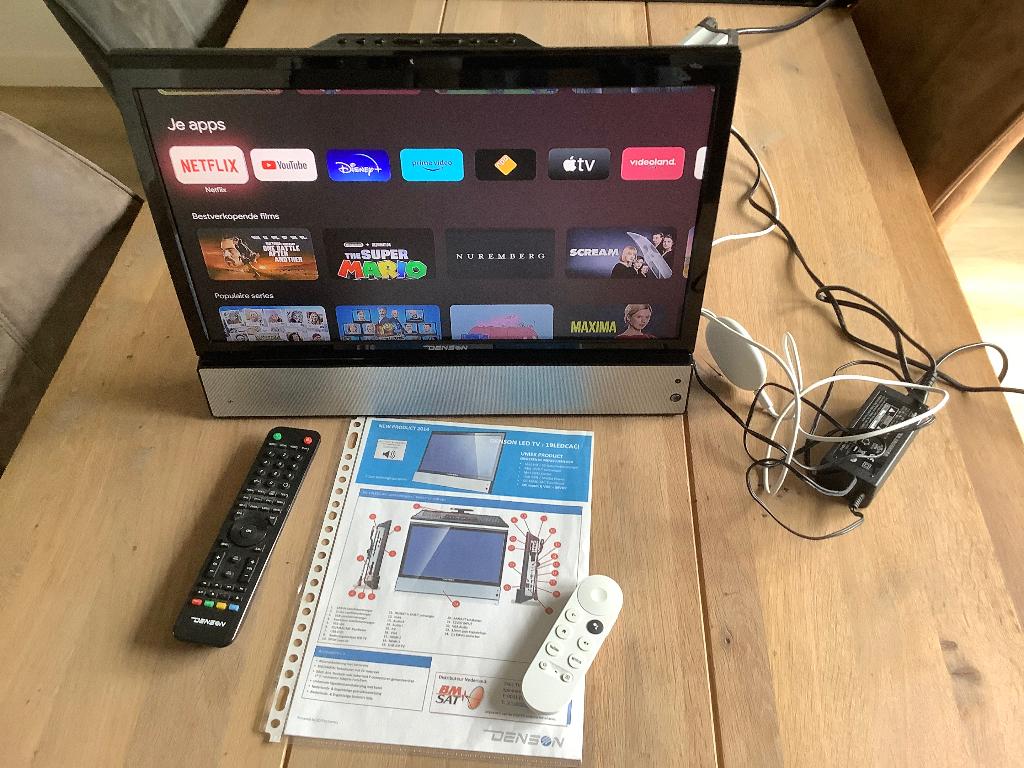 TV Denson 19 led 12/220 v, Caravans en Kamperen, Camper-accessoires, Ophalen of Verzenden, Gebruikt