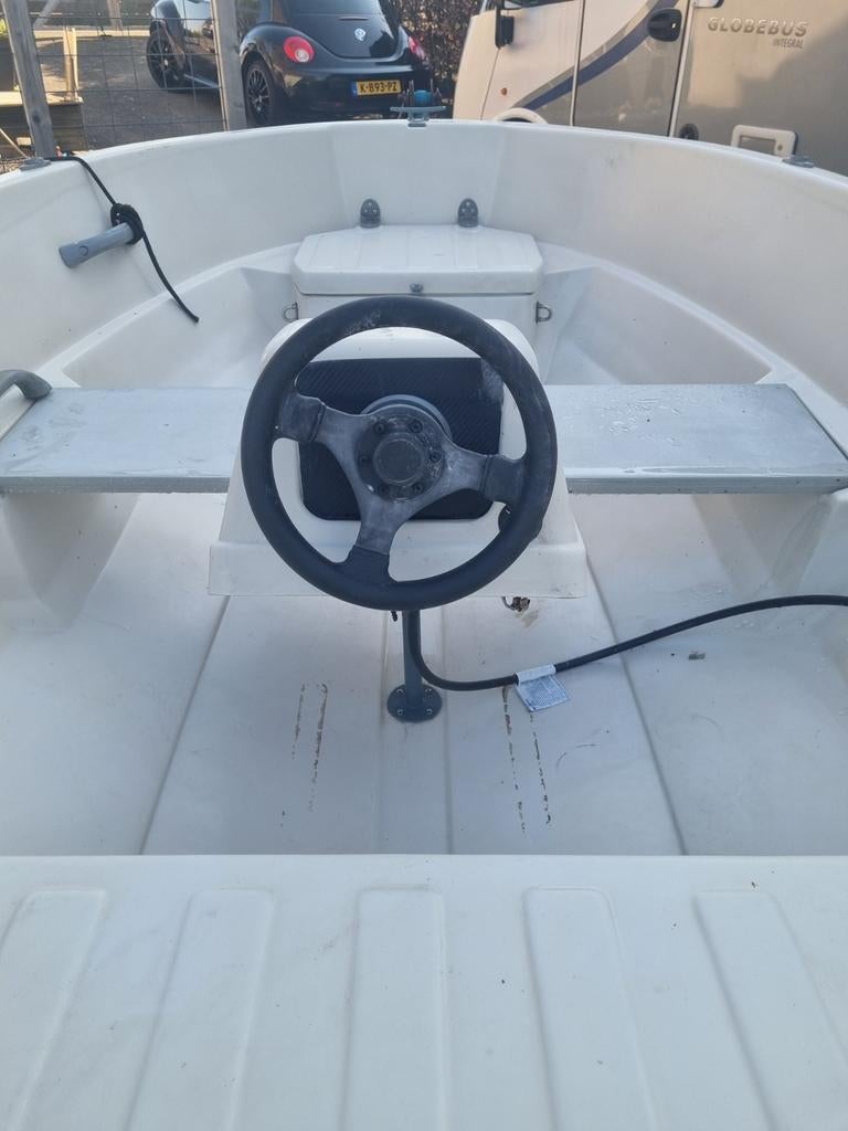 Tour of visbootje merk terhi met trailer, Tot 10 pk, Ophalen of Verzenden, Zo goed als nieuw, 3 tot 6 meter