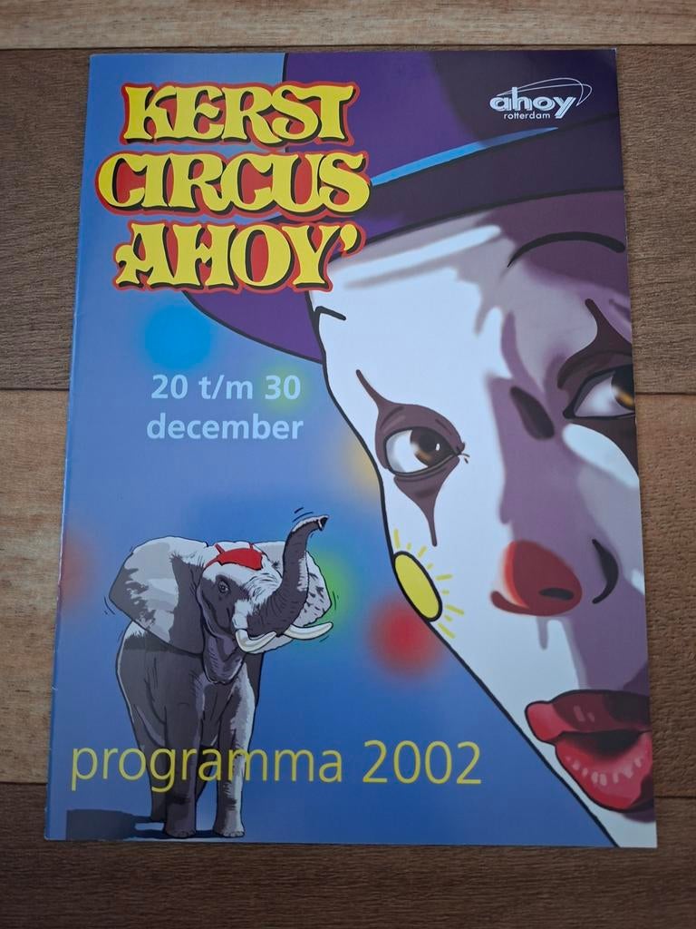 Progammaboekje kerstcircus Ahoy 2002, Ophalen of Verzenden, Overige onderwerpen