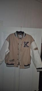 Kani College Jacket - Beige/Wit - Maat S, Beige, Ophalen of Verzenden, Zo goed als nieuw, Maat 36 (S)